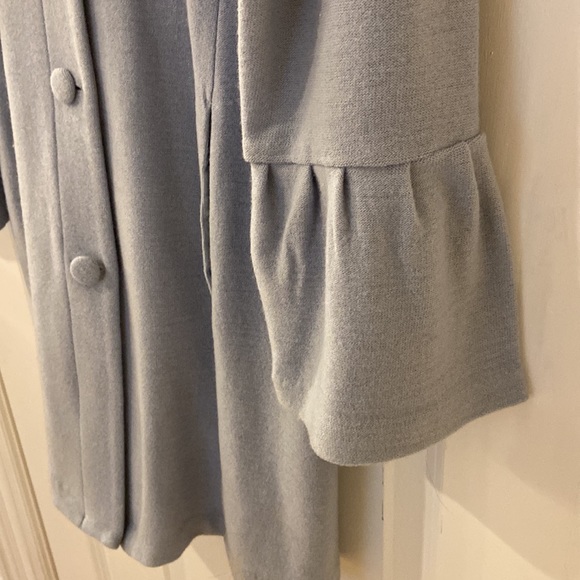 Nanette Lepore Blue Wool Coat M - Picture 4 of 7